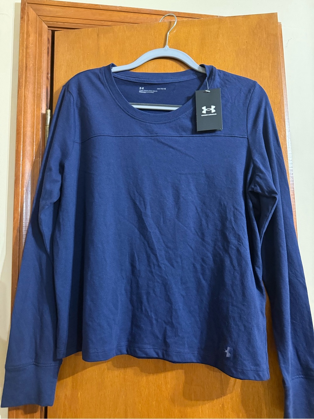 Under Armour Women’s Long-Sleeve Crew Neck Shirt - Navy